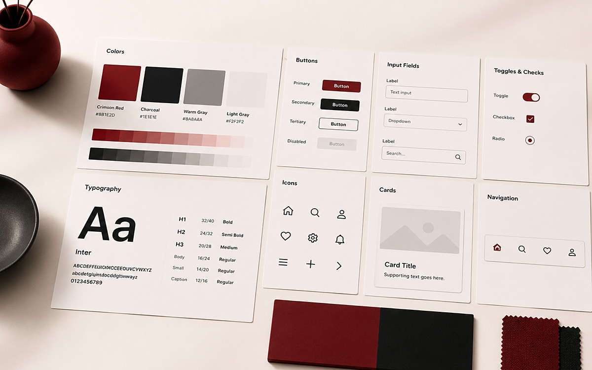 Advanced UI Design & Design Systems course — design tokens, components and Figma systems training